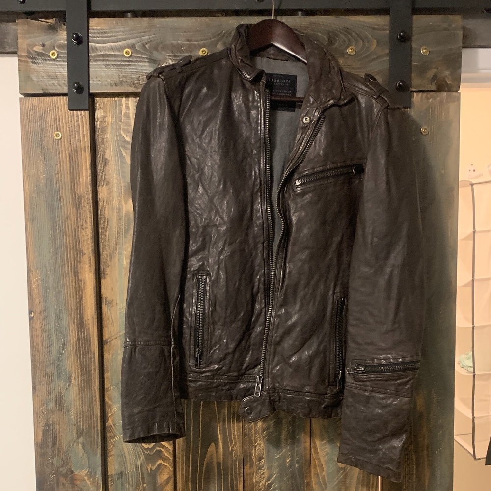 All Saints Leather Jacket